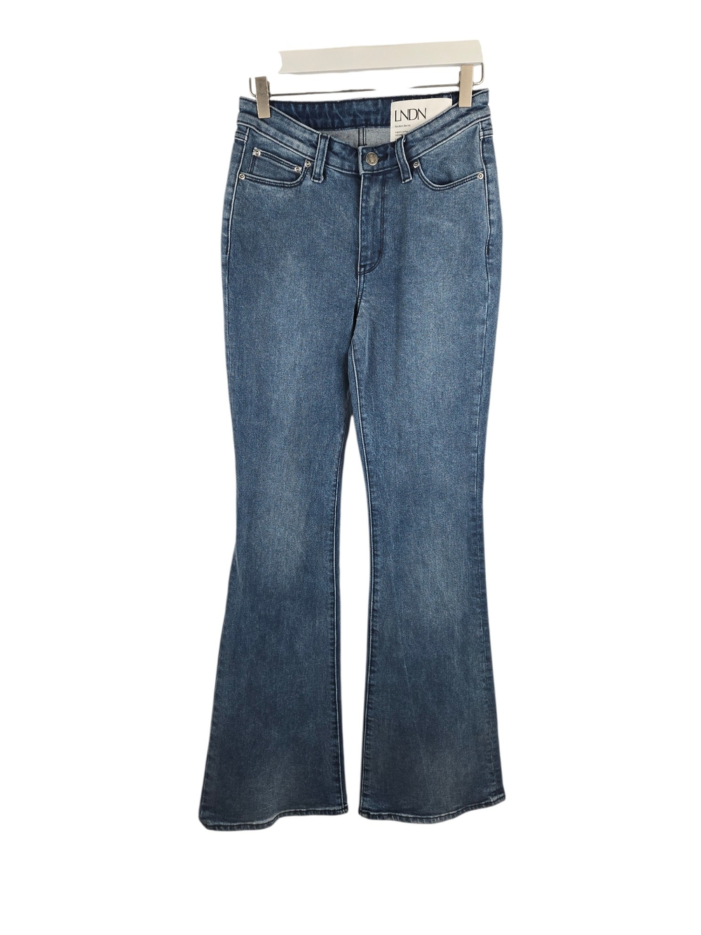 LNDN Landon Denim Flare Jeans Deep Blue Wash Size 26